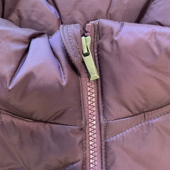 Denver Hayes Dark Purple Puffer Vest with High Collar ~ Size M ~ NWOT - Picture 8 of 16